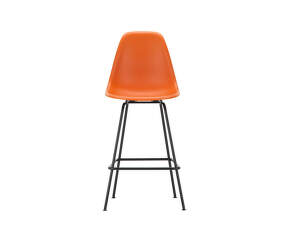 Barová židle Eames Plastic Low, rusty orange