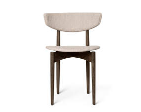 Čalouněná jídelní židle Herman Wood, dark beech/natural