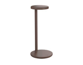 Stolní lampa Oblique, matte brown