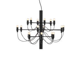 Lustr 2097/18 Frosted Bulbs, matte black