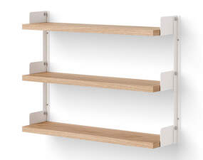 Police Tea Shelf, oak/white