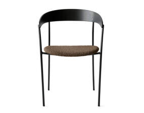 Židle Missing Armchair, black lacquered ash/Barnum 10
