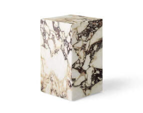 Odkládací stolek Plinth Tall, Calacatta Viola