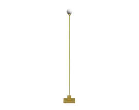 Přenosná stojací lampa Snowball, brass
