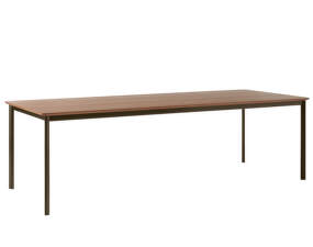 Jídelní stůl Drip HW117, bronzed/lacquered walnut