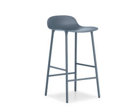 Barová židle Form 65 cm, blue/steel