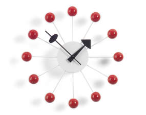Hodiny Ball Clock, red