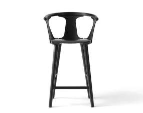 Barová stolička In Between, černě lakovaný dub