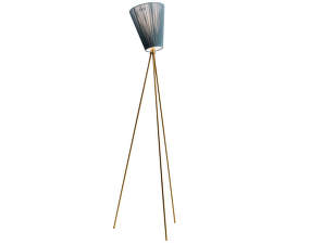 Stojací lampa Oslo Wood, green