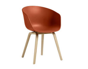Židle AAC 22 Lacquered Oak Veneer, orange