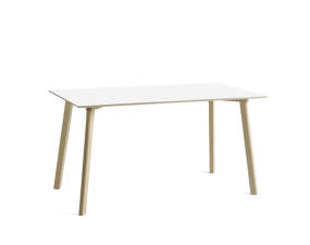 Stůl CPH Deux 210 L140, pearl white/beech