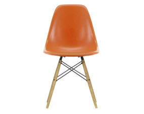 Židle Eames Fiberglass DSW, red orange/ash