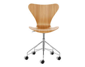 Židle Series 7 s otočnou podnoží, elm / chrom