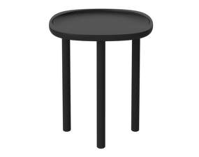 Konferenční stolek Trace Ø44 H50 cm, black stained oak