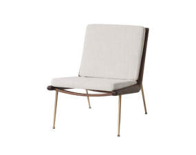 Křeslo Boomerang HM1, walnut/Loop Cream K5042-33