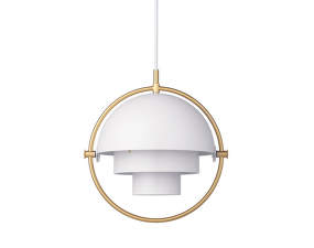 Závěsná lampa Multi-Lite Small, white/brass