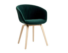 Židle AAC 23 Soft Lacquered Oak Veneer, Lola dark green