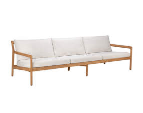 Outdorová sofa Jack 265 cm, teak / off white