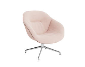 Křeslo AAL 81 Soft Duo, Polished Aluminium / Mode 026 Lola Rose