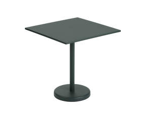 Stolek Linear Steel Café Table 70x70, dark green