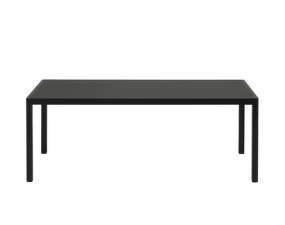 Jídelní stůl Workshop 200x92, black oak / black linoleum