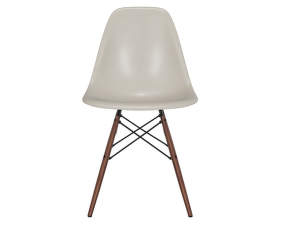 Židle Eames DSW, pebble / dark maple