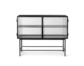 Komoda Haze Sideboard Reeded glass, black