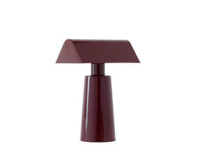 Přenosná lampa Caret, dark burgundy