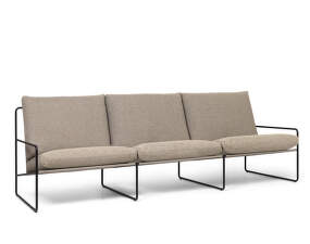 Outdorová sofa Desert Dolce 3-seater, black/dark sand