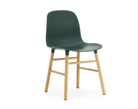 Židle Form, green/oak