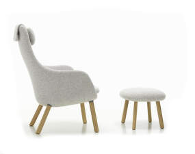 Křeslo HAL Lounge Chair & Ottoman, cream/sierra grey