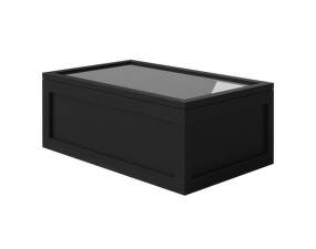Dřevěný box Norie Storage, black painted oak