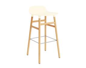 Barová židle Form 75 cm, cream/oak