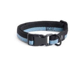 Obojek pro psa Dogs Collar Flat S/M, blue/black