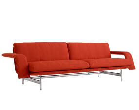 Třímístná pohovka Meantime AV31, Fiord 571/polished aluminium