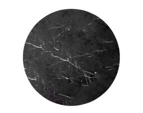 Mramorová deska pro stolek Androgyne Ø65, Nero Marquina