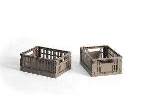 Úložný box Colour Crate Mini set 2ks, warm grey