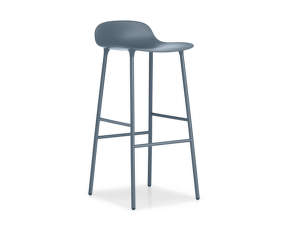 Barová židle Form 75 cm, blue/steel
