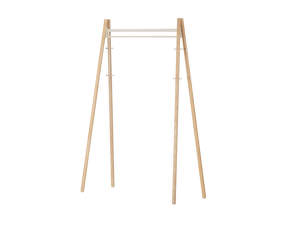 Věšák Kiila Coat Rack, clear/white