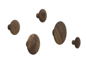Sada věšáků The Dots, walnut