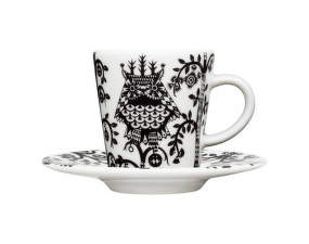 Šálek na espresso s podšálkem Taika, black