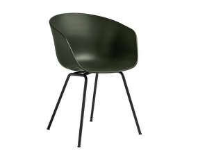 Židle AAC 26 Black Powder Coated Steel, green