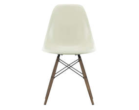 Židle Eames Fiberglass DSW, parchment/dark maple