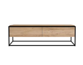 TV stolek Monolit, oak/black