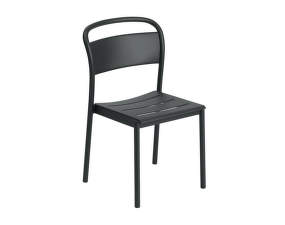Židle Linear Steel Side Chair, black