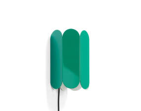 Nástěnná lampa Arcs Wall Switch, sea green