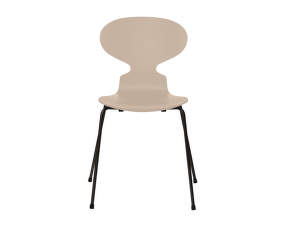 Židle Ant 3101 lacquered, light beige / black