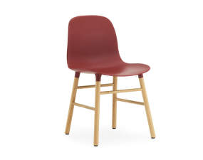 Židle Form, red/oak
