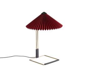 Stolní lampa Matin 300, polished brass / oxide red