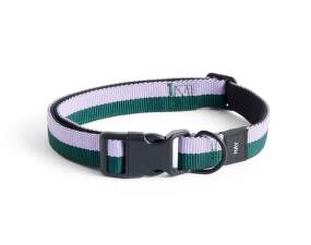 Obojek pro psa HAY Dogs Collar Flat M/L, lavender/green